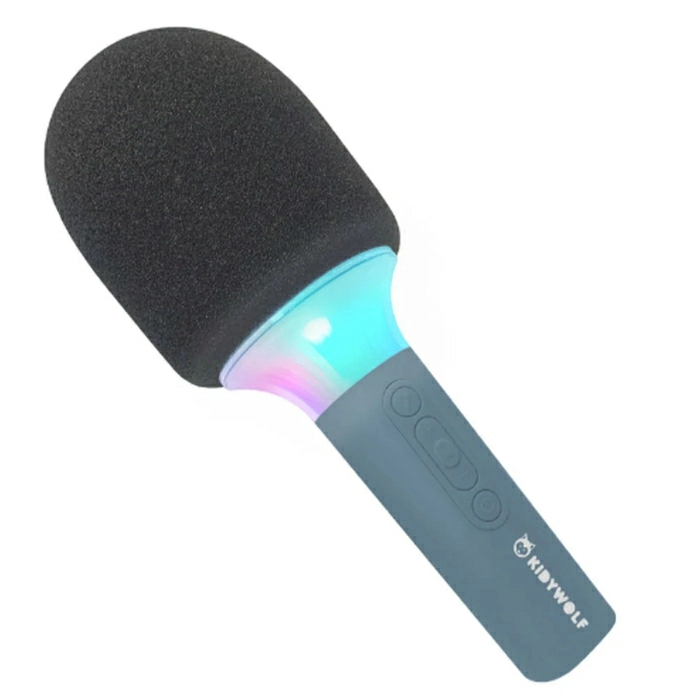 Mikrofon Bluetooth mit Licht blau - KIDYWOLF