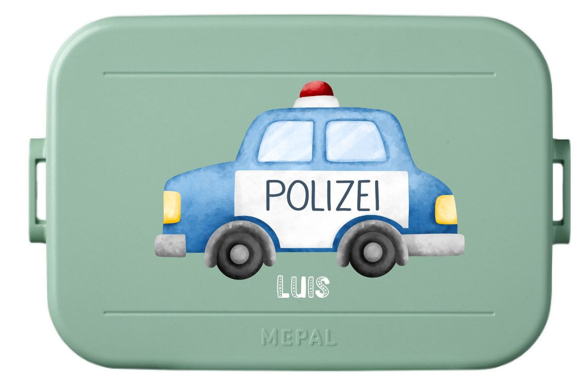 Brotdose Midi - Polizeiauto